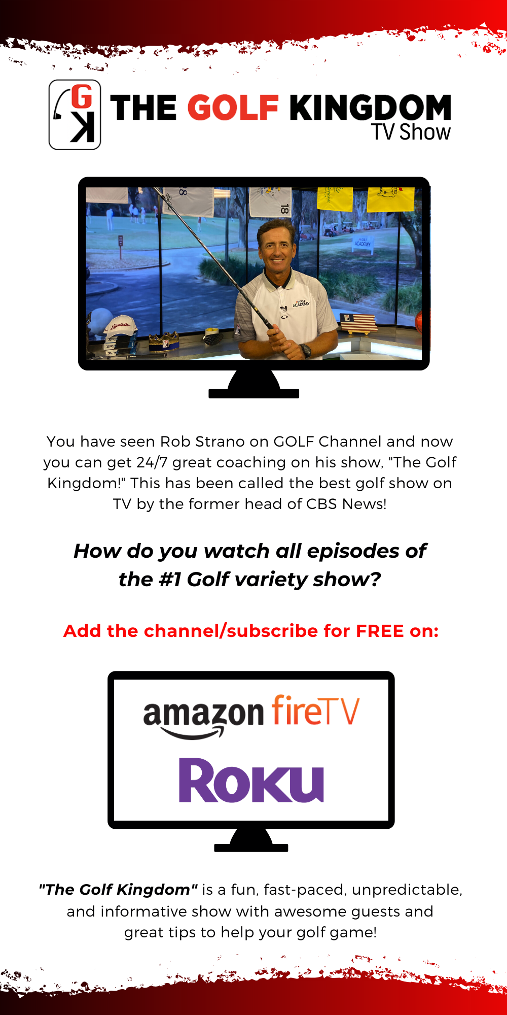 The Golf Kingdom TV Show | Rob Strano